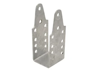 C.E. Smith Strap Bent Channel Upright Short Galvanized Bracket - 9"