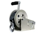 Powerwinch Utility Series Winch 2,500lb, 2 Speed, 8" Crank Arm - Zinc