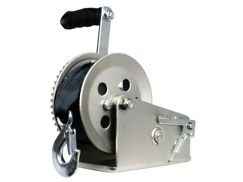 Powerwinch Utility Series Winch 2,500lb, 2 Speed, 8" Crank Arm - Zinc
