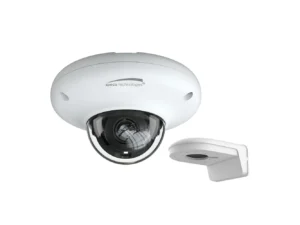 Speco 4MP H.265 Mini Dome AI IP IR Camera w/Wall Bracket - 2.8mm Lens - White
