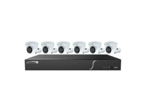 Speco 8 Channel, 2TB Recorder w/6 4MP Turret Cameras