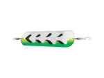 Luhr-Jensen Money Roll Flasher - 11" - Glow Biohazard