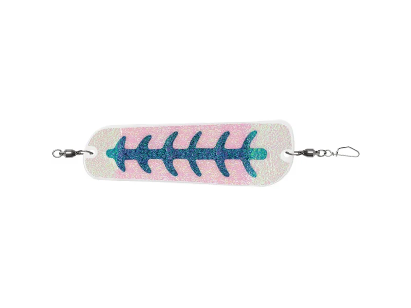 Luhr-Jensen Money Roll Flasher - 11" - Pearl Blue Skeleton