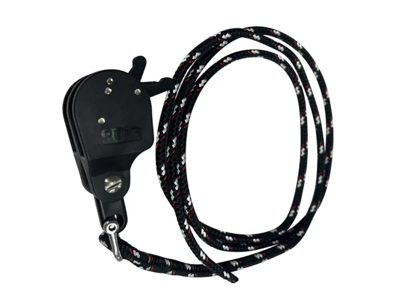 Rupp Double Halyard Line Lock w/Rope & Shackle
