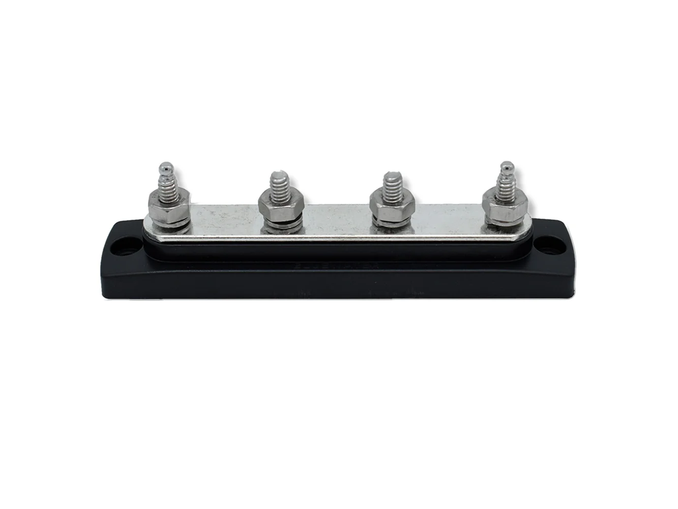 Bluewater Common Stud Busbar 4 Gang - Black