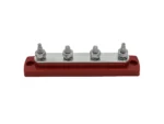 Bluewater Common Stud Busbar 4 Gang - Red