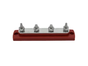 Bluewater Common Stud Busbar 4 Gang - Red