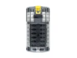 Bluewater 12 Position Fuse Block ATC w/Yellow Slide