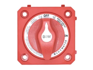 Bluewater On/Off Switch Battery Switch - Panel Mount - Red