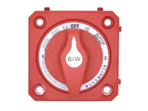 Bluewater Off/1/2/Both Battery Switch - Panel Mount - Red