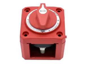 Bluewater Off/1/2/Both Battery Switch - Surface Mount - Red