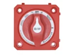 Bluewater On/Off 4 Post Dual Circuit Battery Switch w/o Base - Panel Mount - Red