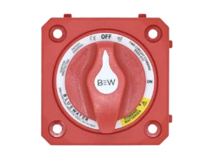 Bluewater Off/On Combine Battery Switch w/o Base - Panel Mount - Red