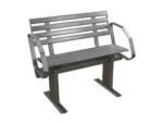 Springfield Aluminum Dock Bench w/Arms