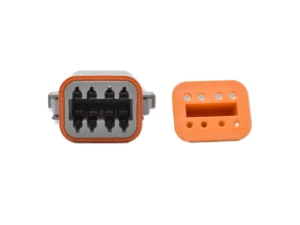 Bluewater 8 Position Female Deutsch Connector w/Wedge Lock