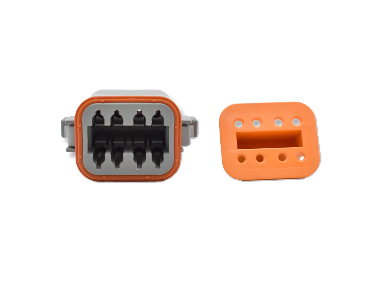 Bluewater 8 Position Female Deutsch Connector w/Wedge Lock