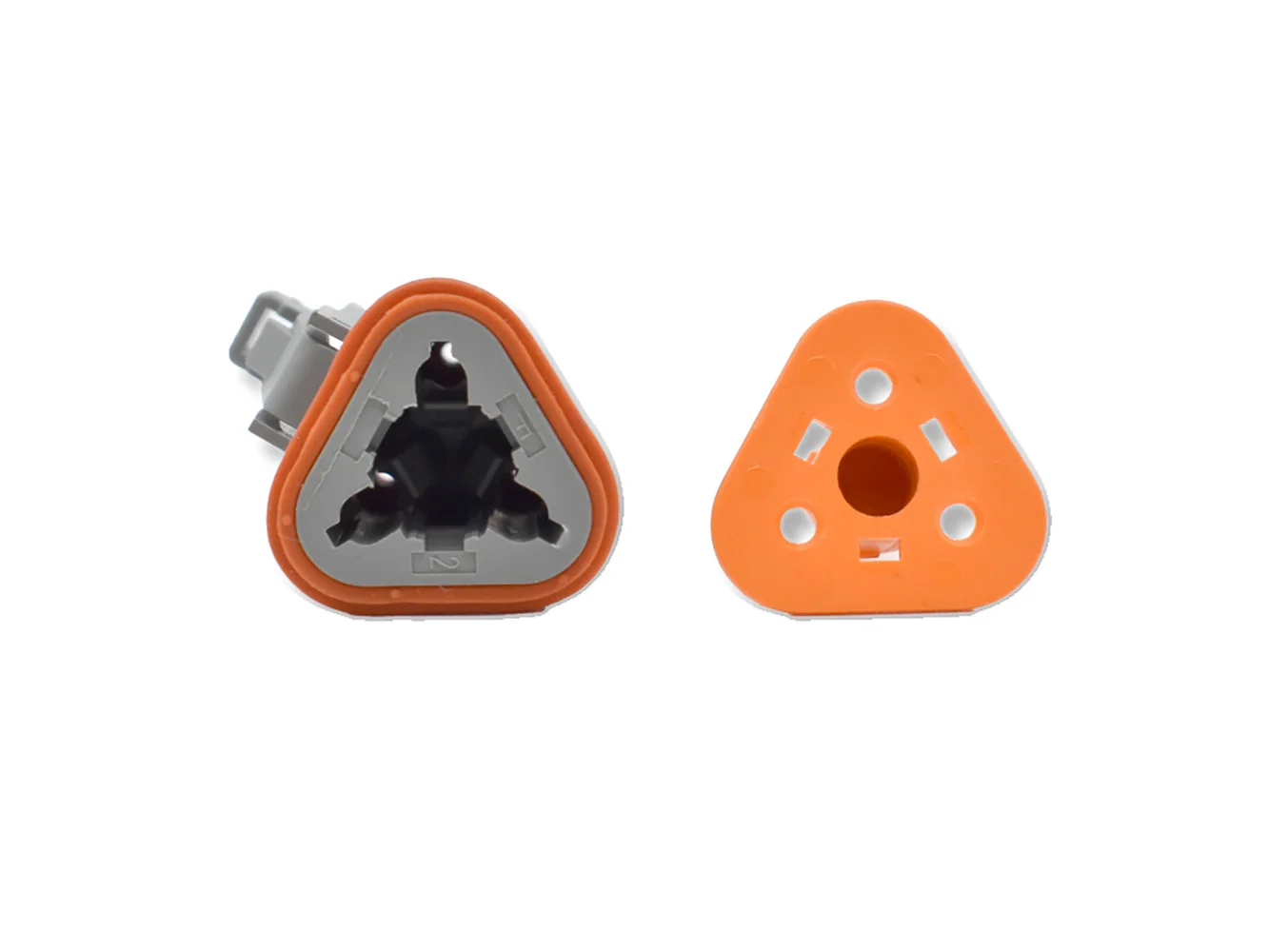 Bluewater 3 Position Female Deutsch Connector w/Wedge Lock