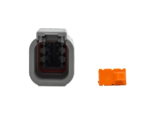 Bluewater 6 Position DTM Male Connector w/Wedge Lock