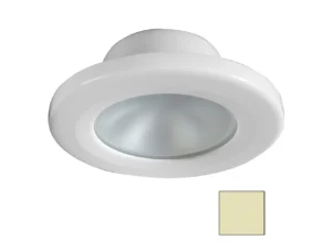 i2Systems Apeiron Screw Mount Light - Round - Warm White/White Finish