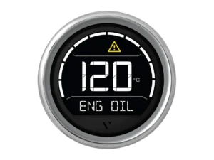 Veratron VL Digital 52 w/Round Chrome Bezel