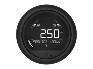 Veratron VL Digital 85 w/Round Black Bezel