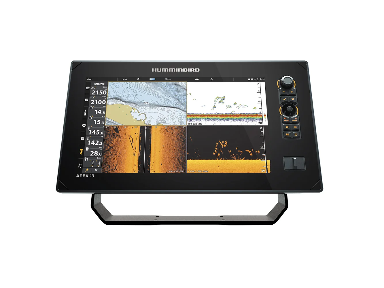 Humminbird APEX® 13 CHO VX MSI+ Chartplotter/Fishfinder w/o Transducer
