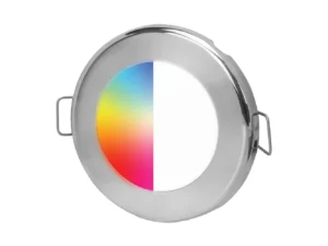 Hella Marine EuroLED75 RGBW Downlight - Stainless Steel Bezel