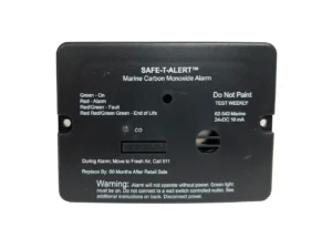 Safe-T-Alert 62 Series Carbon Monoxide Alarm - 24V Flush Mount - Black w/Relay