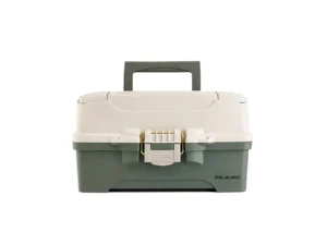 Plano Two-Tray Tackle Box - Green/Tan