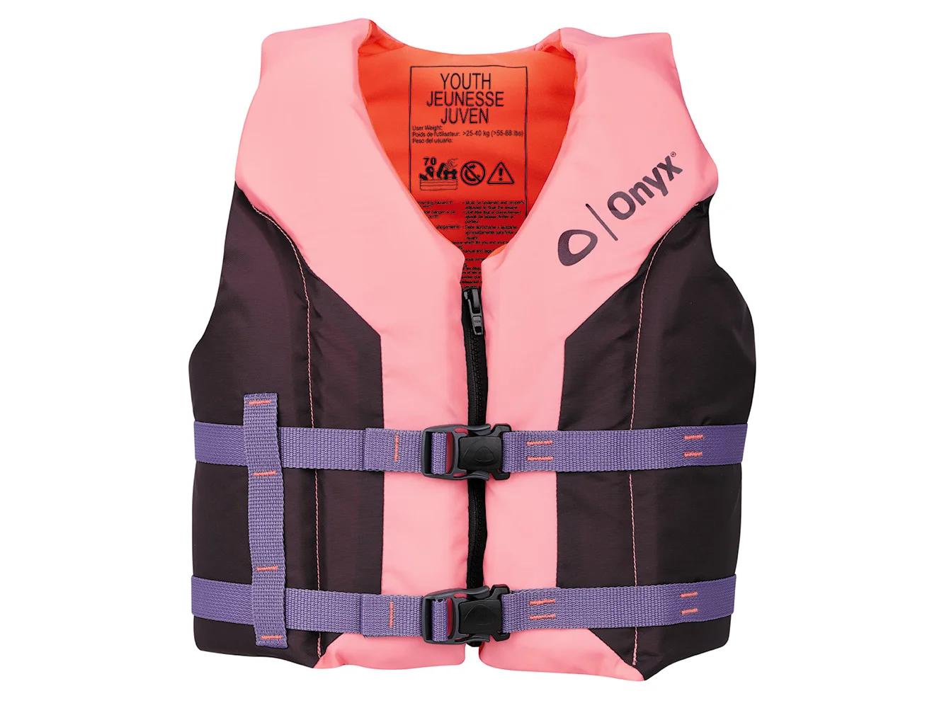 Onyx Shoal All Adventure Youth Life Jacket - Pink
