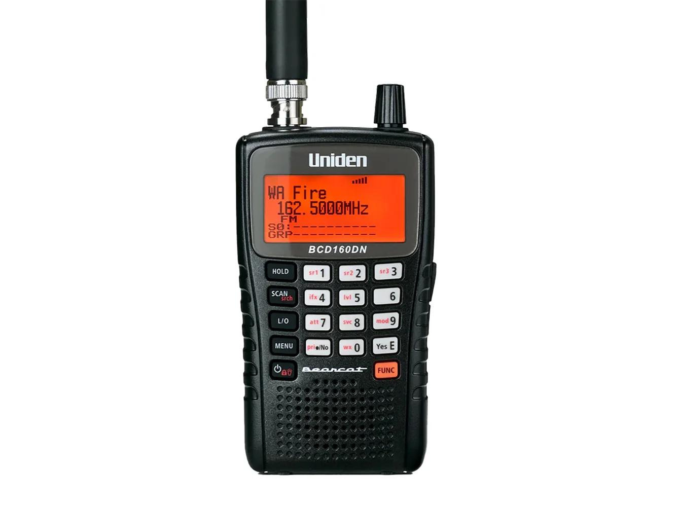 Uniden BCD160DN Feature-Packed Digital Handheld Scanner
