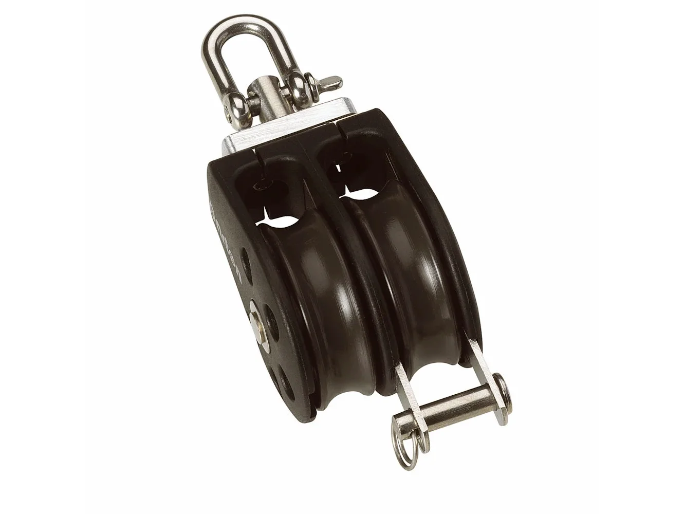 Barton Size 2 35mm Plain Bearing Pulley Block Double Swivel & Becket