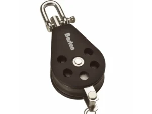 Barton Size 1 30mm Plain Bearing Pulley Block Single Swivel & Becket