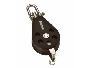 Barton Size 2 35mm Plain Bearing Pulley Block Single Swivel & Becket