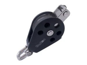 Barton Size 3 45mm Plain Bearing Pulley Block Single Swivel & Becket