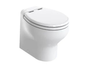 Thetford Silence Plus 2G w/.Wood Polyester Soft Close Seat & Standard Solenoid - High, White - 24V