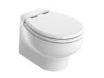 Thetford Silence Plus 2G w/Wood Polyester Soft Close Seat & Standard Solenoid - Short, White - 24V