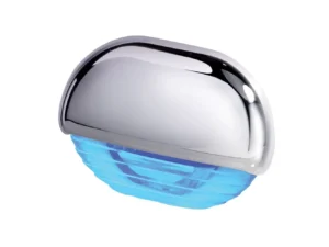 Hella Marine Blue LED Easy Fit Step Light - Polished 315 Stainless Steel Cap
