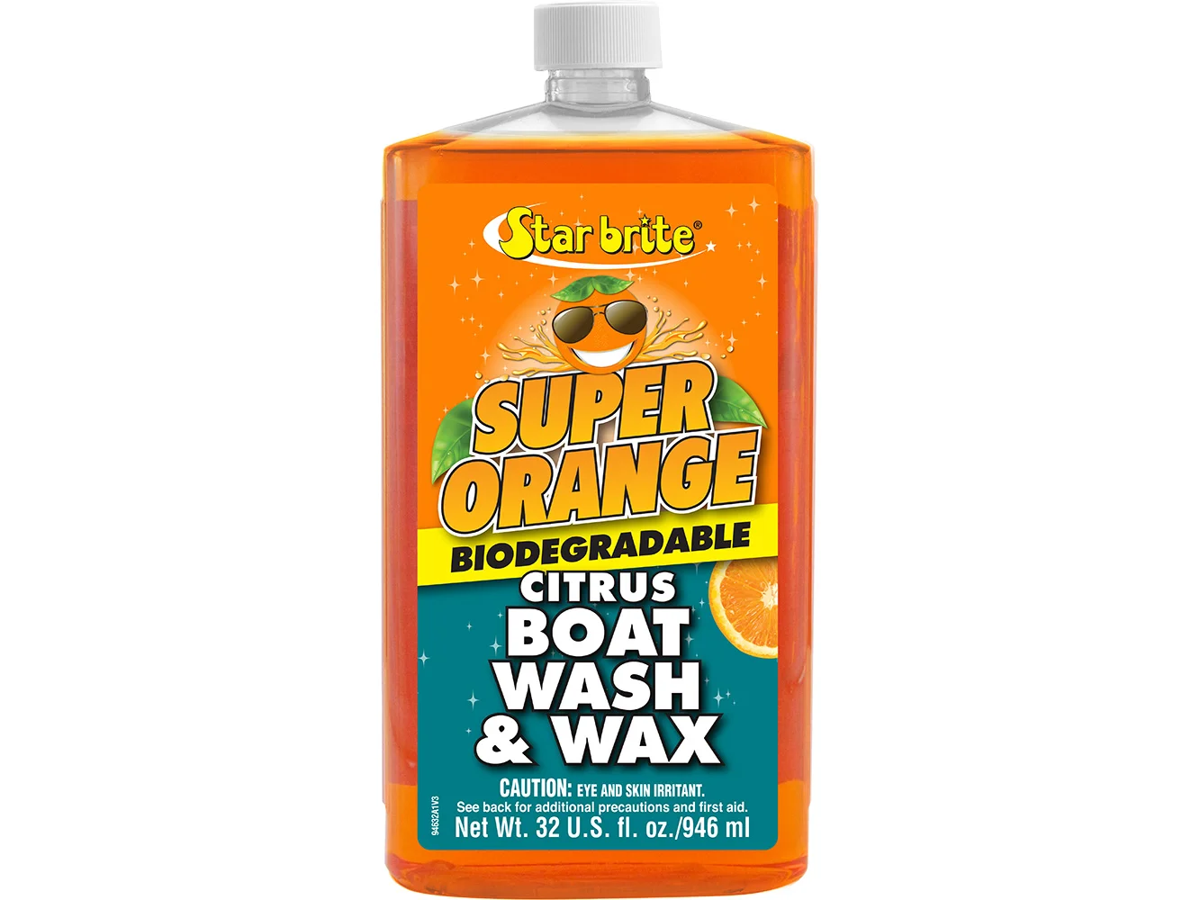 Star brite Super Orange Citrus Boat Wash & Wax - Fresh & Salt Water - 32 oz