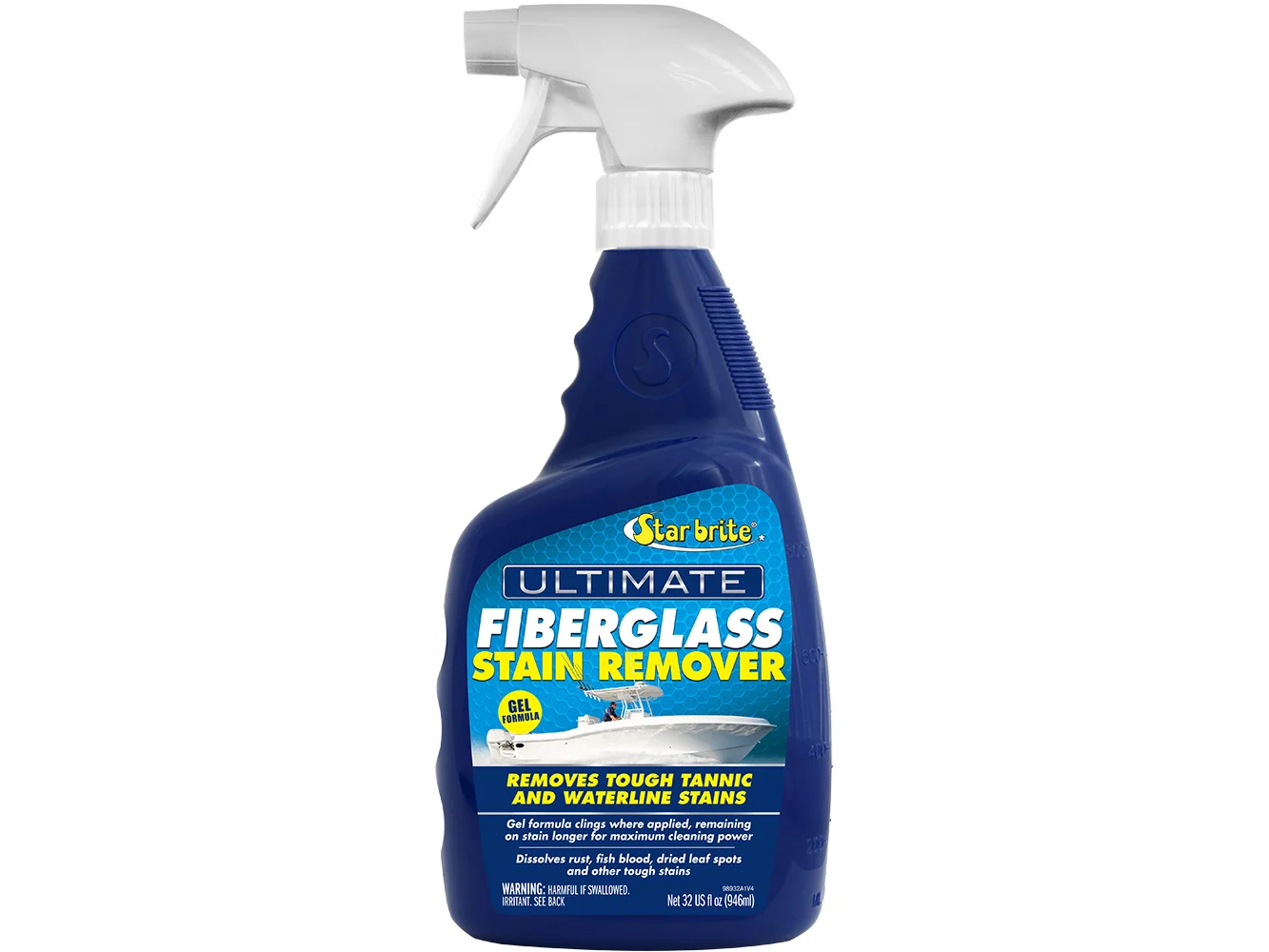 Star brite Ultimate Fiberglass Stain Remover - Gel Formula - 32 oz