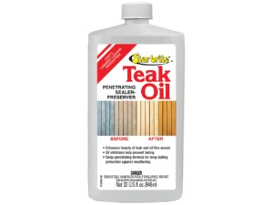 Star brite Teak Oil - Long Lasting, Penetrating, Sealer, & Preserver w/UV Inhibitors - 32 oz