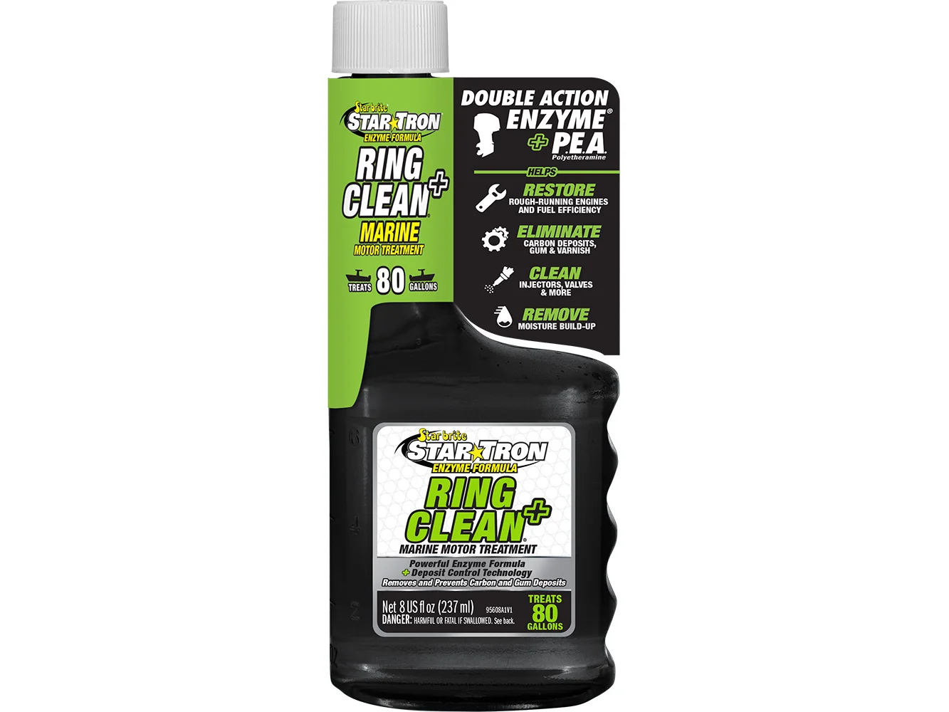 Star brite Star-Tron Ring Clean+ Fuel Injector Cleaner - 8 oz