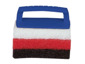 Star brite Multi-Texture Scrub Pad Kit w/Interchangeable Handle - 3 Pads