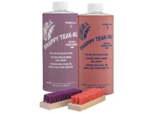 Snappy Teak-Nu Kit - 32 oz w/Formula No. 1 - 32 oz, Formula No. 2 - 32 oz, & Bristle Brush
