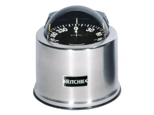 Ritchie SP-5-C GlobeMaster Compass - Pedestal Mount - Stainless Steel - 12V - 5 Degree Card