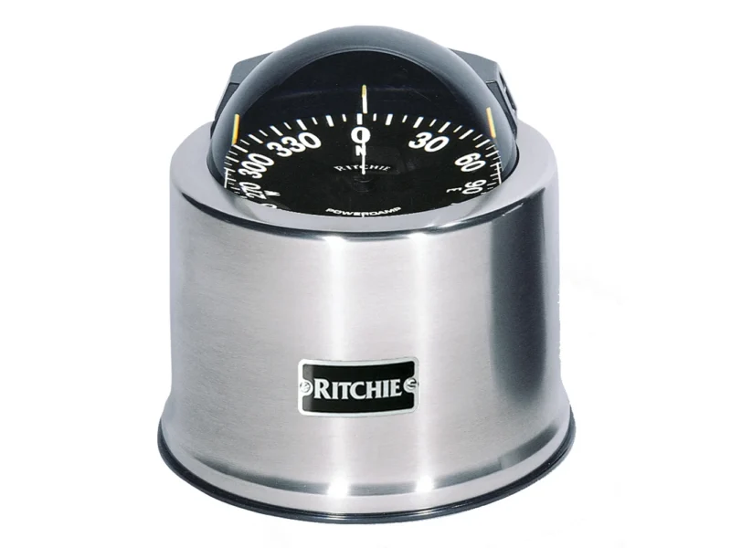 Ritchie SP-5-C GlobeMaster Compass - Pedestal Mount - Stainless Steel - 12V - 5 Degree Card