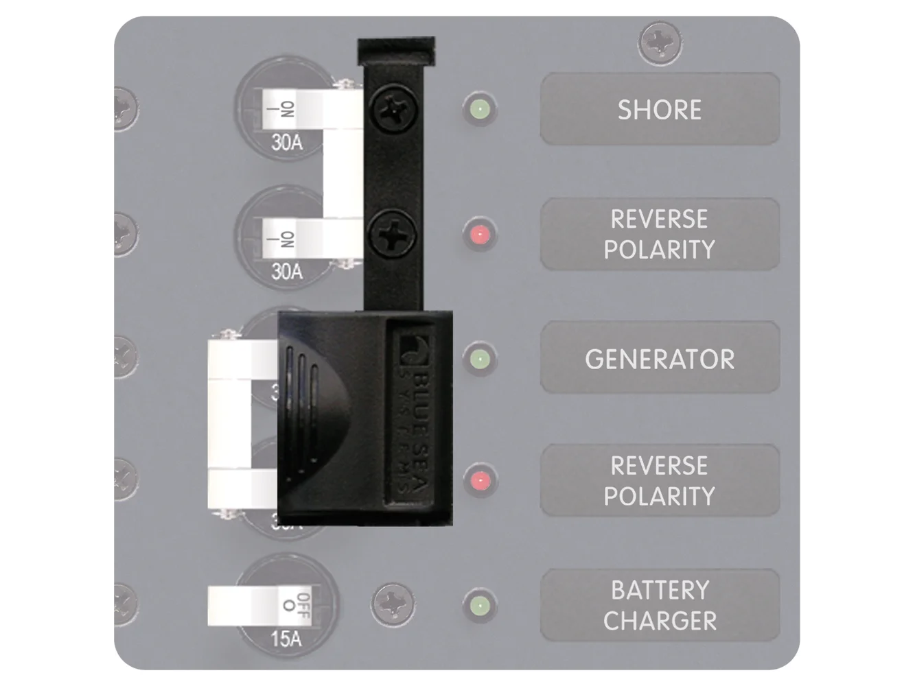 Blue Sea 4125 AC A-Series Circuit Breaker Lockout Slide