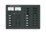 Blue Sea 8068 DC 13 Position Toggle Branch Circuit Breaker Panel - White Switches