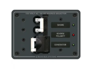 Blue Sea 8061 AC Toggle Source Selector 120V AC - 50AMP