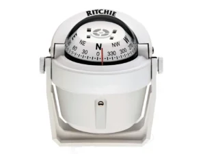 Ritchie B-51W Explorer Compass - Bracket Mount - White